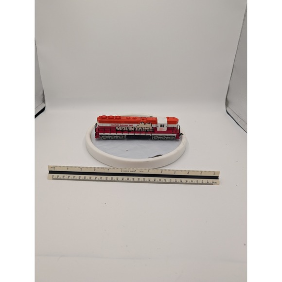 Rocky Mountain Line Other - Rocky Mountain Line Diesel Locomotive HO Scale Red White Comin Round Mountain